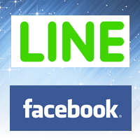 LINE facebook